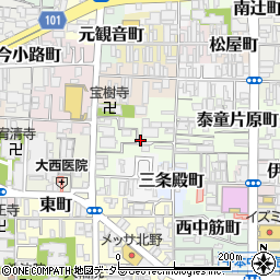 京都府京都市上京区一観音町428-69周辺の地図