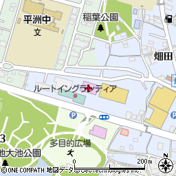 愛知県東海市荒尾町丸根周辺の地図