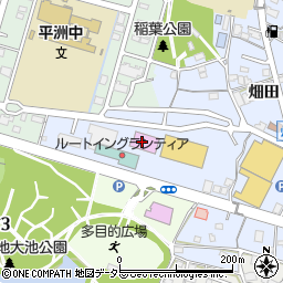 愛知県東海市荒尾町（丸根）周辺の地図