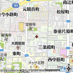 京都府京都市上京区一観音町428周辺の地図
