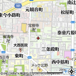 京都府京都市上京区一観音町428-6周辺の地図