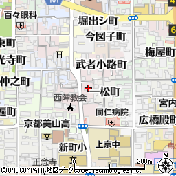 京都府京都市上京区一条殿町489周辺の地図