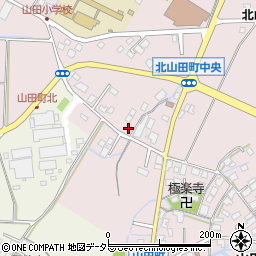 滋賀県草津市北山田町265周辺の地図