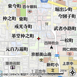 京都府京都市上京区大峰図子町周辺の地図