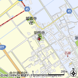 滋賀県蒲生郡日野町増田190周辺の地図