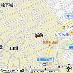 愛知県刈谷市泉田町城前119周辺の地図