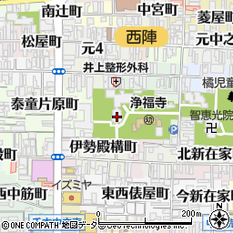 京都府京都市上京区笹屋町二丁目周辺の地図