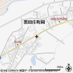 兵庫県西脇市黒田庄町岡1079-38周辺の地図