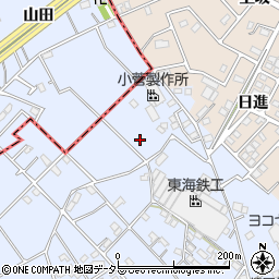 愛知県豊田市駒新町坂上周辺の地図
