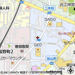 クリックパソコン教室西大津校周辺の地図