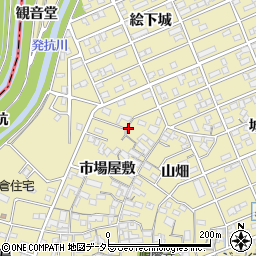 愛知県刈谷市泉田町市場屋敷118周辺の地図