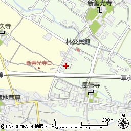 滋賀県栗東市林115周辺の地図
