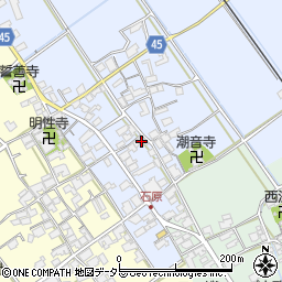 滋賀県蒲生郡日野町石原1181周辺の地図