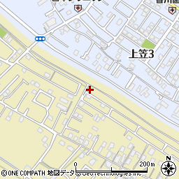 滋賀県草津市木川町1262-5周辺の地図