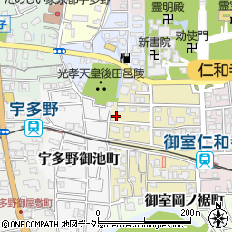 京都府京都市右京区宇多野柴橋町15周辺の地図