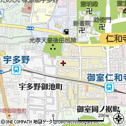 京都府京都市右京区宇多野柴橋町15-8周辺の地図