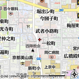 京都府京都市上京区一条殿町487周辺の地図