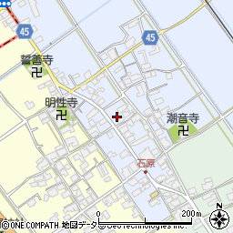 滋賀県蒲生郡日野町石原1173周辺の地図