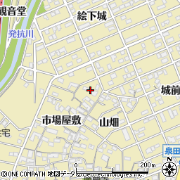 愛知県刈谷市泉田町市場屋敷150周辺の地図