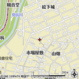 愛知県刈谷市泉田町市場屋敷148周辺の地図