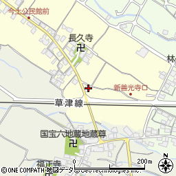 滋賀県栗東市高野14-4周辺の地図
