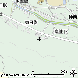 愛知県岡崎市奥殿町東日影48周辺の地図