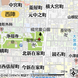 京都府京都市上京区橘町周辺の地図