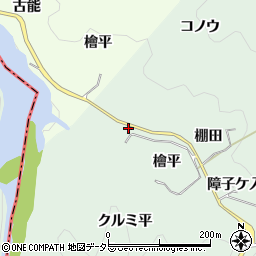 愛知県豊田市長沢町コノウ周辺の地図