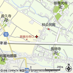 滋賀県栗東市高野25-2周辺の地図