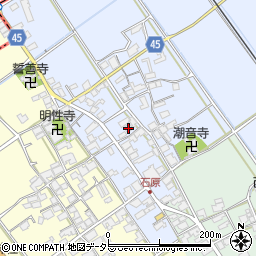 滋賀県蒲生郡日野町石原1174周辺の地図