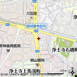 京都府京都市左京区浄土寺東田町54周辺の地図