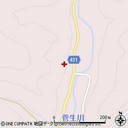 兵庫県姫路市夢前町山之内庚周辺の地図