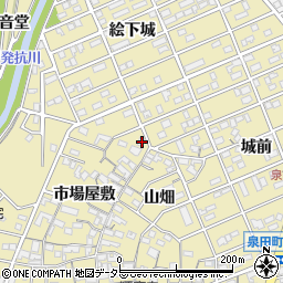 愛知県刈谷市泉田町城前70周辺の地図