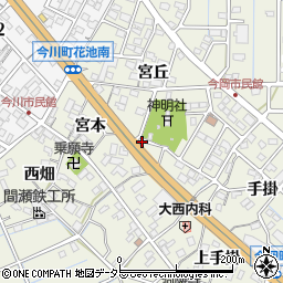 愛知県刈谷市今岡町宮丘92周辺の地図