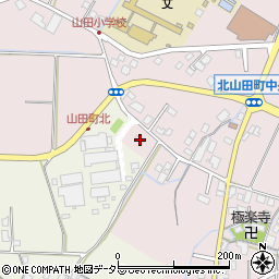 滋賀県草津市北山田町269周辺の地図