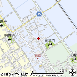 滋賀県蒲生郡日野町石原1062周辺の地図