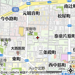 京都府京都市上京区一観音町428-17周辺の地図