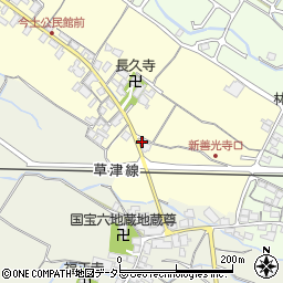 滋賀県栗東市高野14周辺の地図