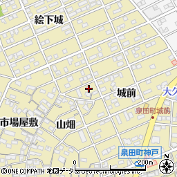 愛知県刈谷市泉田町城前75周辺の地図
