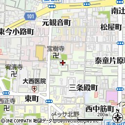 京都府京都市上京区一観音町428-14周辺の地図