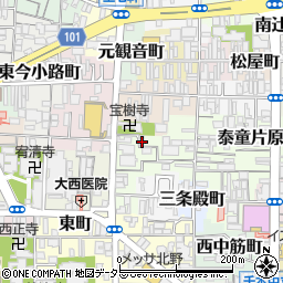 京都府京都市上京区一観音町428-12周辺の地図