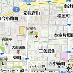 京都府京都市上京区一観音町428-16周辺の地図