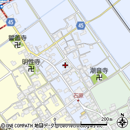 滋賀県蒲生郡日野町石原1176周辺の地図