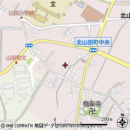 滋賀県草津市北山田町264-5周辺の地図