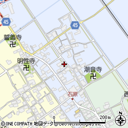 滋賀県蒲生郡日野町石原1180周辺の地図