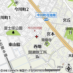 愛知県刈谷市今岡町西畑83周辺の地図