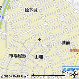 愛知県刈谷市泉田町城前69周辺の地図