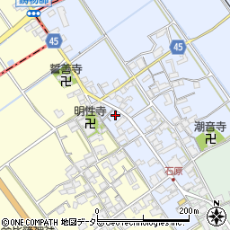 滋賀県蒲生郡日野町石原1161-1周辺の地図