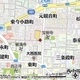 七本松通周辺の地図