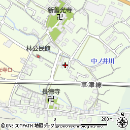 滋賀県栗東市林108周辺の地図